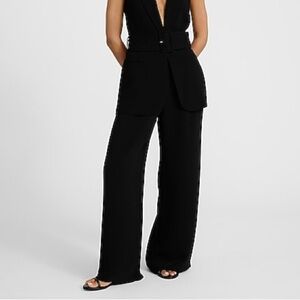 Express High Rise Wide Leg Trousers | Size 4R